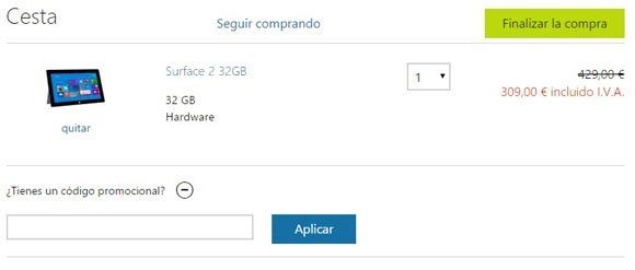 Código promocional de Microsoft Store